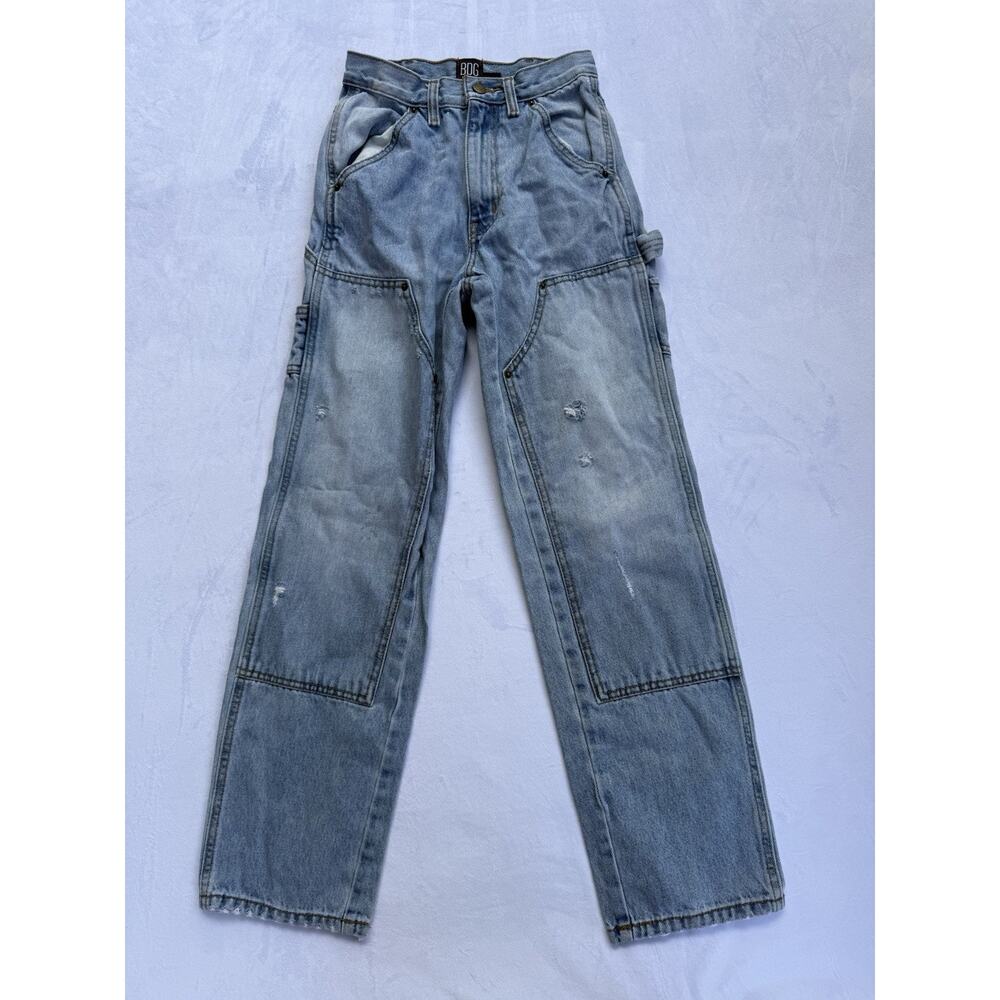 BDG Urban Outfitters High Rise Carpenter Jean Denim Light Jeans Blue Size 24